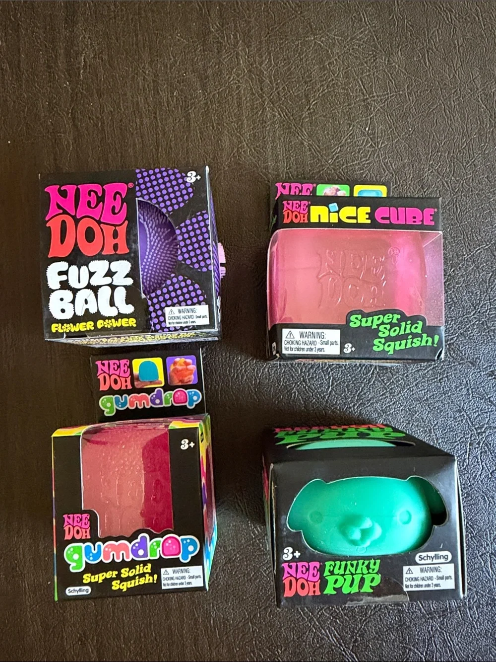 NeeDoh Pink Gumdrop Super Solid Squish Toy - Picture 1 of 3